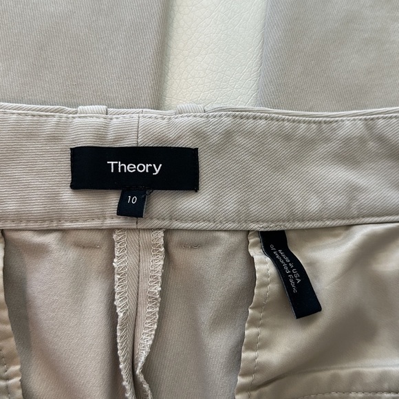 Theory Straight Trouser Khaki - Picture 8 of 9